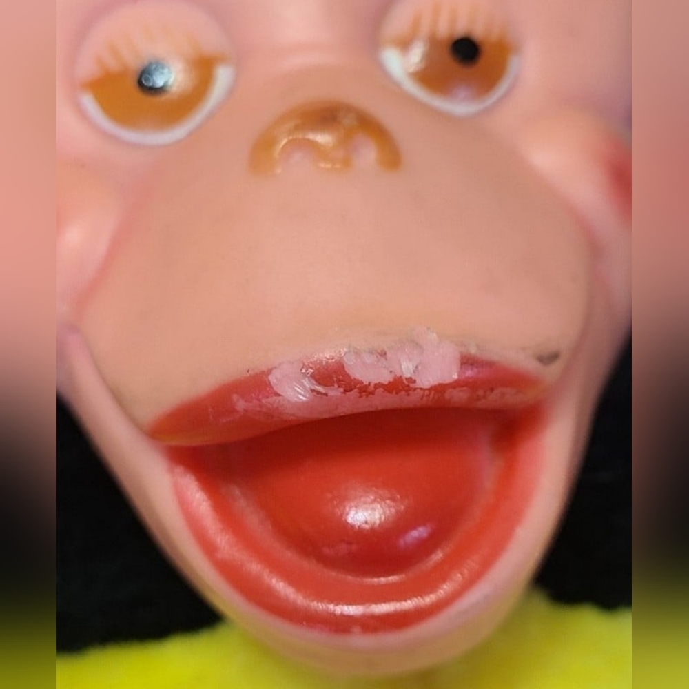 Vintage 50s Mr bim zippy rubber face monkey - Picture 5 of 9